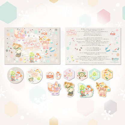NOV 5 PREORDER - Disneysea Limited - Duffy & Friends - Secret Of a Snowy Day - Sticker & Postcard Set