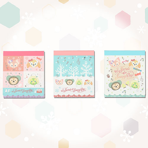 NOV 5 PREORDER - Disneysea Limited - Duffy & Friends - Secret Of a Snowy Day - Memo Set