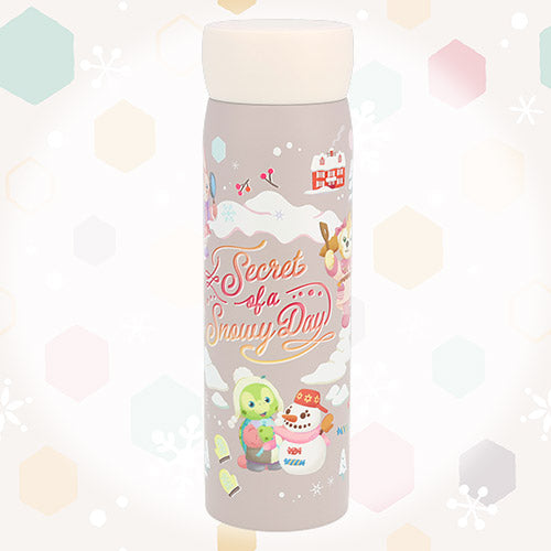 NOV 5 PREORDER - Disneysea Limited - Duffy & Friends - Secret Of a Snowy Day - Stainless Steel Bottle