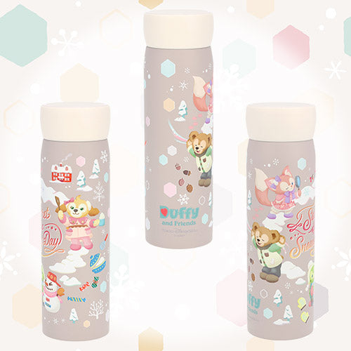 NOV 5 PREORDER - Disneysea Limited - Duffy & Friends - Secret Of a Snowy Day - Stainless Steel Bottle