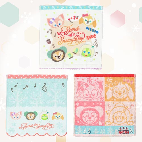 NOV 5 PREORDER - Disneysea Limited - Duffy & Friends - Secret Of a Snowy Day - Mini Towel Set