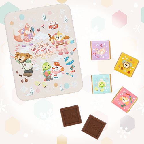 NOV 5 PREORDER - Disneysea Limited - Duffy & Friends - Secret Of a Snowy Day - Chocolate Tin