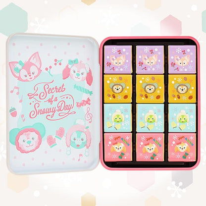 NOV 5 PREORDER - Disneysea Limited - Duffy & Friends - Secret Of a Snowy Day - Chocolate Tin
