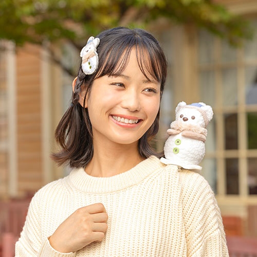 NOV 5 PREORDER - Disneysea Limited - Duffy & Friends - Secret Of a Snowy Day - Snowman Duffy Shoulder Buddy