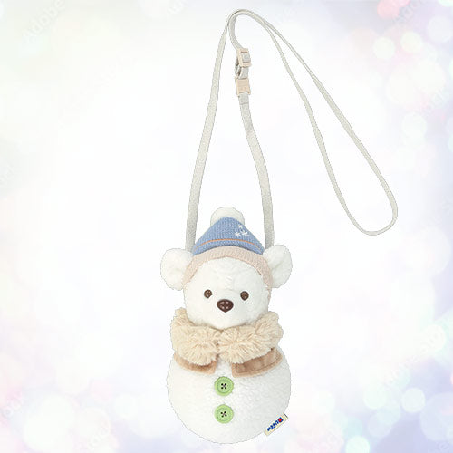 NOV 5 PREORDER - Disneysea Limited - Duffy & Friends - Secret Of a Snowy Day - Snowman Duffy Plush Bag