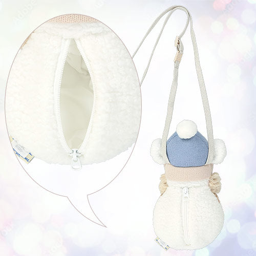 NOV 5 PREORDER - Disneysea Limited - Duffy & Friends - Secret Of a Snowy Day - Snowman Duffy Plush Bag