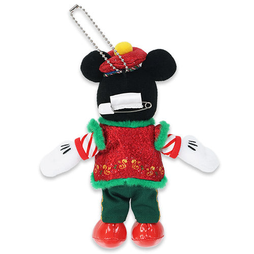 MID NOV PREORDER - Tokyo Disney Resort - Christmas 2025 - Mickey Mouse - Plush Keychain / Pin
