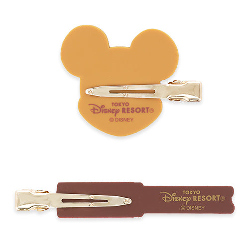 MID NOV PREORDER - Tokyo Disney Resort - Christmas 2025 - Mickey Waffle & Churro - Hair Clip Set