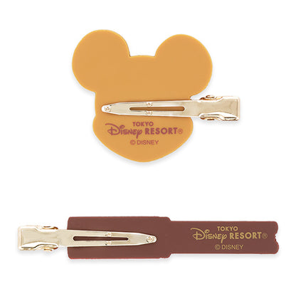 MID NOV PREORDER - Tokyo Disney Resort - Christmas 2025 - Mickey Waffle & Churro - Hair Clip Set