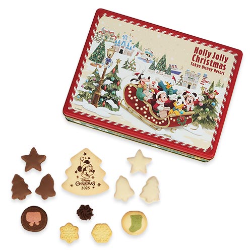 MID NOV PREORDER - Tokyo Disney Resort - Christmas 2025 - Assorted Cookie Tin