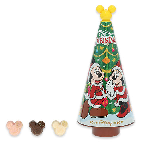 MID NOV PREORDER - Tokyo Disney Resort - Christmas 2025 - Christmas Tree Tin - Chocolate