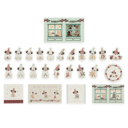 MID NOV PREORDER - Tokyo Disney Resort - Christmas 2025 - Lin Lin Lin - Mickey Mouse - Sticker Set