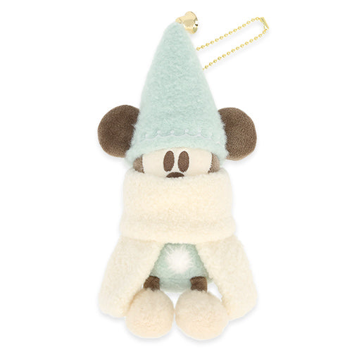 MID NOV PREORDER - Tokyo Disney Resort - Christmas 2025 - Lin Lin Lin - Mickey Mouse Plush Keychain / Pin (blue)