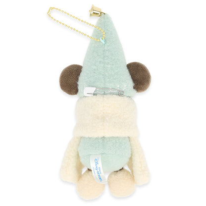 MID NOV PREORDER - Tokyo Disney Resort - Christmas 2025 - Lin Lin Lin - Mickey Mouse Plush Keychain / Pin (blue)