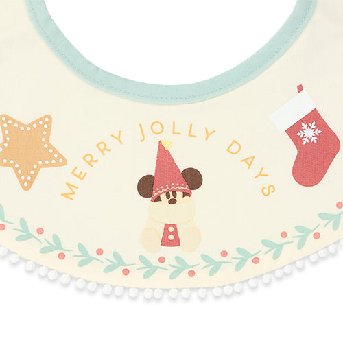 MID NOV PREORDER - Tokyo Disney Resort - Christmas 2025 - Lin Lin Lin - Mickey Mouse - Baby Bib