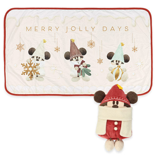 MID NOV PREORDER - Tokyo Disney Resort - Christmas 2025 - Lin Lin Lin - Mickey Mouse - Plush Blanket