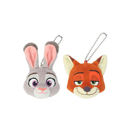 26 NOV PREORDER - Tokyo Disney Resort - Zootopia - Nick Wilde & Judy Hopps - Plush Mirror Keychain