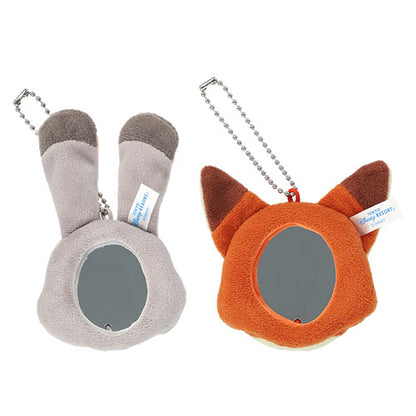 26 NOV PREORDER - Tokyo Disney Resort - Zootopia - Nick Wilde & Judy Hopps - Plush Mirror Keychain