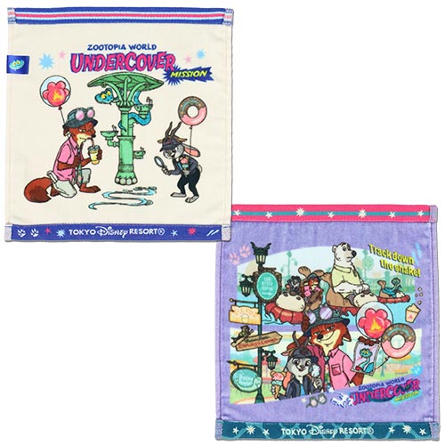 26 NOV PREORDER - Tokyo Disney Resort - Zootopia - Mini Towel Set