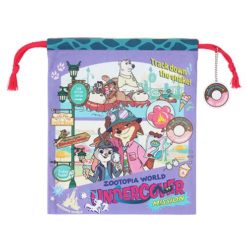26 NOV PREORDER - Tokyo Disney Resort - Zootopia - Drawstring Bag