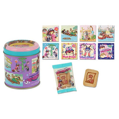 26 NOV PREORDER - Tokyo Disney Resort - Zootopia - Cookie Tin with Random Sticker