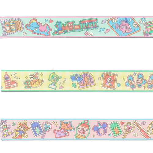 DEC 11 PREORDER - Tokyo Disney Resort - Park Icons - 3 Set Tape
