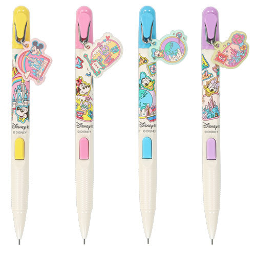 DEC 11 PREORDER - Tokyo Disney Resort - Park Icons - 4 Set Mechanical Pencil