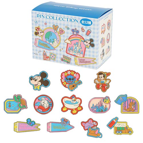 DEC 11 PREORDER - Tokyo Disney Resort - Park Icons - Pin Blind Bag - Full Set