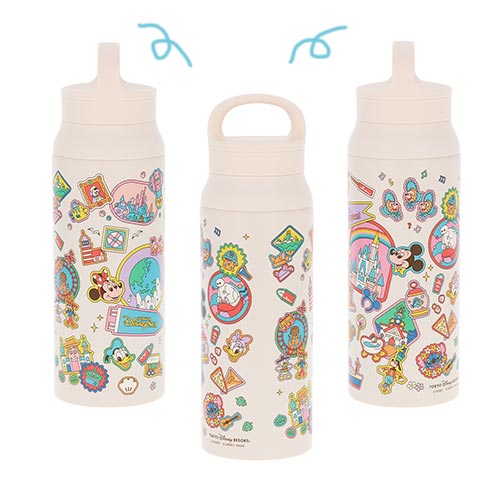 DEC 11 PREORDER - Tokyo Disney Resort - Park Icons - Stainless Steel Bottle - 600ml