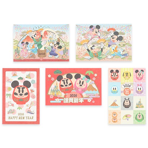 DEC 1 PREORDER - Tokyo Disney Resort - New Years 2025 - Postcard Set
