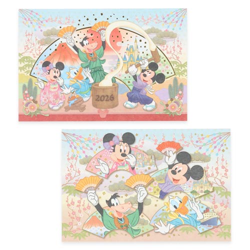 DEC 1 PREORDER - Tokyo Disney Resort - New Years 2025 - Postcard Set