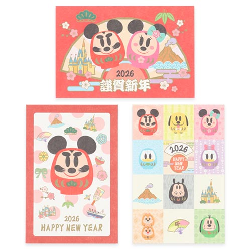 DEC 1 PREORDER - Tokyo Disney Resort - New Years 2025 - Postcard Set