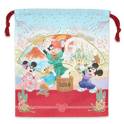 DEC 1 PREORDER - Tokyo Disney Resort - New Years 2025 - Drawstring Bsg