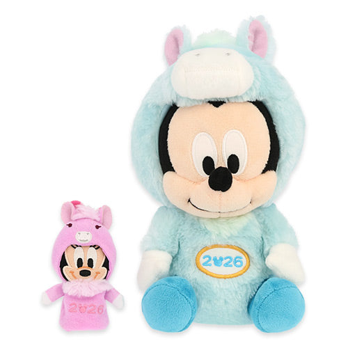 NOV 17 PREORDER - Tokyo Disney Resort - New Years 2025 - Mickey Mouse - Zodiac Plush & Finger Puppet Set