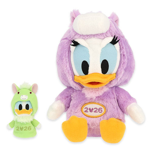 NOV 17 PREORDER - Tokyo Disney Resort - New Years 2025 - Daisy Duck - Zodiac Plush & Finger Puppet Set