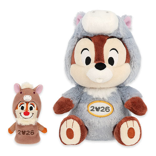 NOV 17 PREORDER - Tokyo Disney Resort - New Years 2025 - Chip - Zodiac Plush & Finger Puppet Set