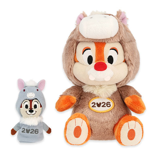 NOV 17 PREORDER - Tokyo Disney Resort - New Years 2025 - Dale - Zodiac Plush & Finger Puppet Set