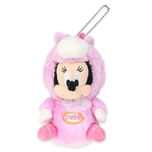 NOV 17 PREORDER - Tokyo Disney Resort - New Years 2025 - Minnie Mouse - Zodiac Plush Keychain / Pin