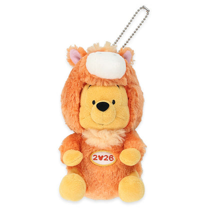 NOV 17 PREORDER - Tokyo Disney Resort - New Years 2025 - Winnie the Pooh - Zodiac Plush Keychain / Pin