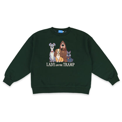 DEC 26 PREORDER - Tokyo Disney Resort - Lady & the Tramp - Oversized Unisex Sweatshirt