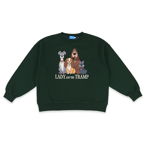 DEC 26 PREORDER - Tokyo Disney Resort - Lady & the Tramp - Oversized Unisex Sweatshirt