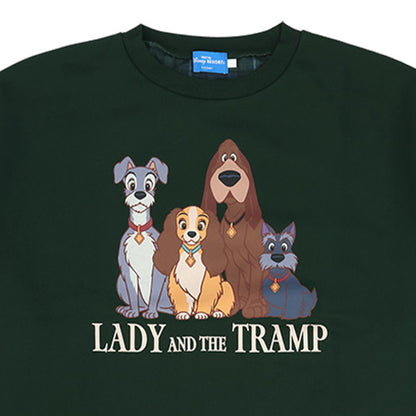 DEC 26 PREORDER - Tokyo Disney Resort - Lady & the Tramp - Oversized Unisex Sweatshirt