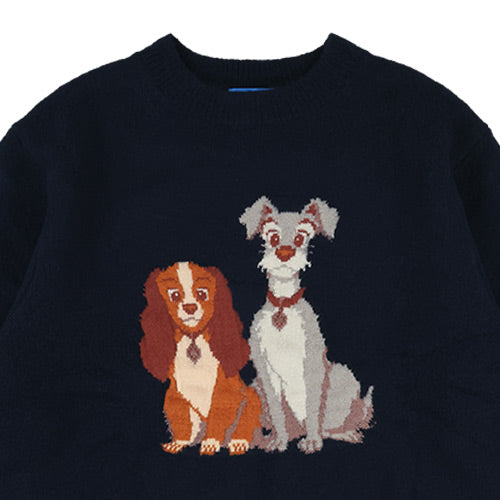 DEC 26 PREORDER - Tokyo Disney Resort - Lady & the Tramp - Oversized Unisex Sweater