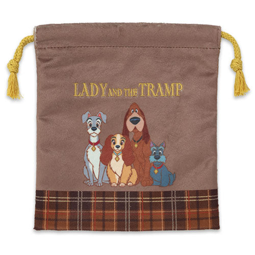 DEC 26 PREORDER - Tokyo Disney Resort - Lady & the Tramp - Drawstring Bag