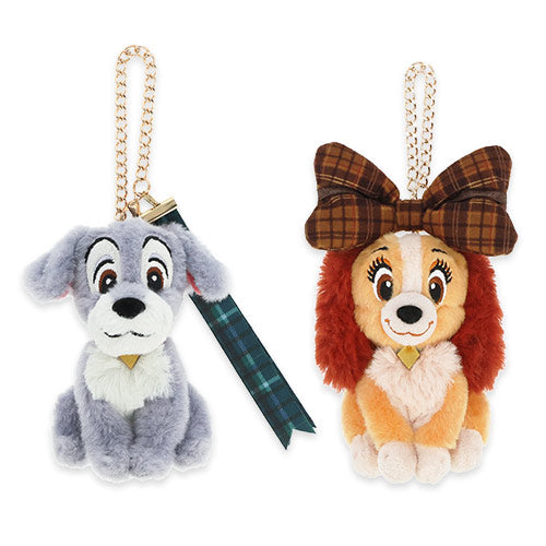 DEC 26 PREORDER - Tokyo Disney Resort - Lady & the Tramp - Plush Keychain Set