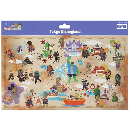 Tokyo Disney Resort - It's a Small World with Groot - Sticker Set