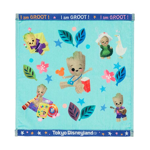 Tokyo Disney Resort - It's a Small World with Groot - Mini Towel