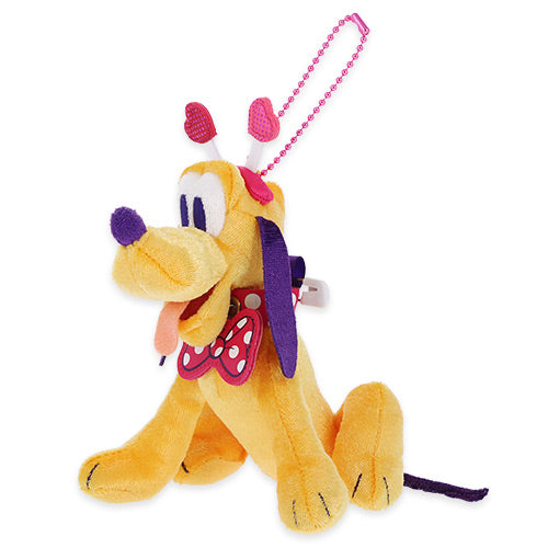 JAN 13 PREORDER - Tokyo Disney Resort - Pal-Palooza - Minnie's Funderland - Pluto - Plush Pin / Keychain