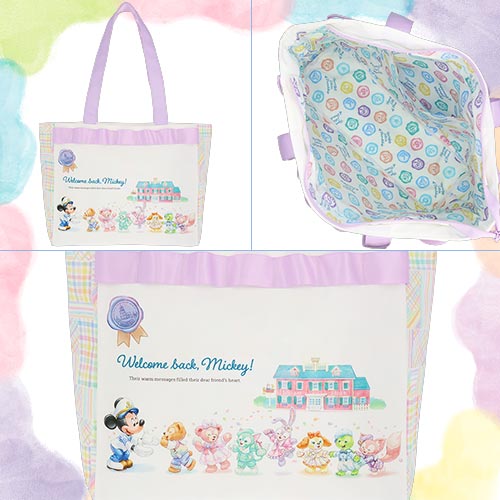 JAN 13 PREORDER - Disneysea Limited - Duffy & Friends - Heartfelt Letters of Friendship - Tote Bag