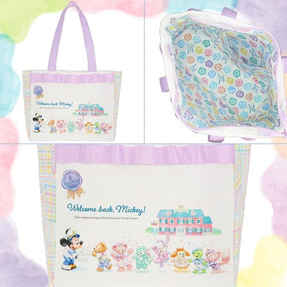 JAN 13 PREORDER - Disneysea Limited - Duffy & Friends - Heartfelt Letters of Friendship - Tote Bag